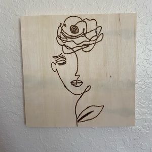 Wooden sign